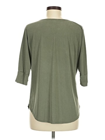 Green Envelope 3/4 Sleeve Top (view 2)