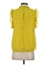 THML 100% Polyester Yellow Sleeveless Blouse Size XS - photo 2