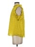 THML 100% Polyester Yellow Sleeveless Blouse Size XS - photo 5