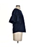 Bailey 44 Blue Short Sleeve Blouse Size S - photo 4
