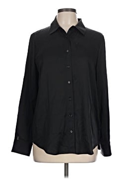 Quince Long Sleeve Silk Top (view 1)