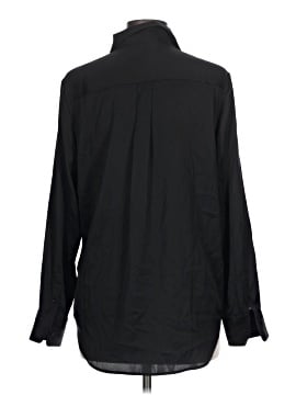 Quince Long Sleeve Silk Top (view 2)