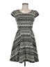 Mossimo Supply Co. Chevron-herringbone Gray Casual Dress Size M - photo 1