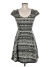 Mossimo Supply Co. Chevron-herringbone Gray Casual Dress Size M - photo 2