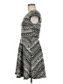 Mossimo Supply Co. Chevron-herringbone Gray Casual Dress Size M - photo 5