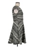 Mossimo Supply Co. Chevron-herringbone Gray Casual Dress Size M - photo 4
