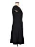Theory 100% Wool Solid Black Casual Dress Size 10 - photo 4