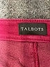 Talbots Color Block Burgundy Jeggings Size 12 - photo 7