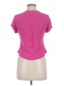 Pilcro Pink Short Sleeve Henley Size M - photo 2