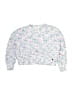 Justice Floral White Pullover Sweater Size 5 - 6 - photo 1