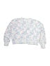 Justice Floral White Pullover Sweater Size 5 - 6 - photo 2