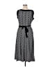 Perceptions Polka Dots Black Casual Dress Size XL - photo 2