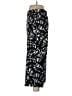 Nine West 100% Polyester Print Black Casual Pants Size L - photo 5