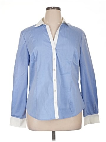 New York & Company Long Sleeve Button-Down Shirt (view 1)