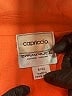 Emanuel Emanuel Ungaro 100% Cotton Solid Orange Jacket Size 8 - photo 6