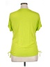 Bebe Green Short Sleeve Top Size XL - photo 2