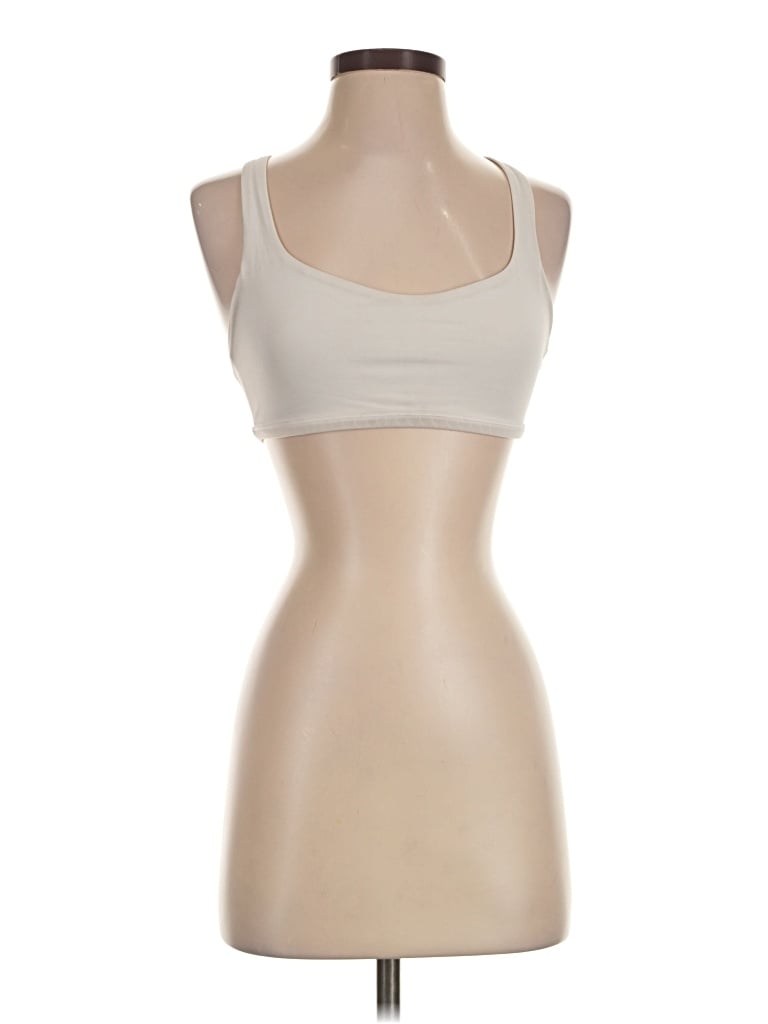 Pre-owned Lululemon Athletica Sports Bra In Tan