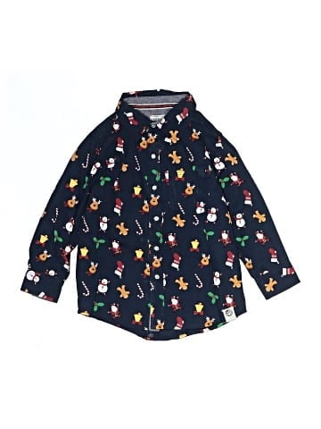 Free Planet Long Sleeve Button-Down Shirt (view 1)