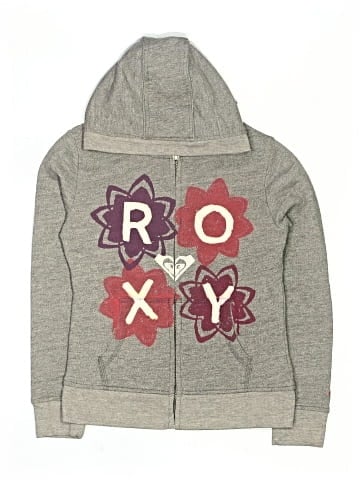 Roxy Girl Zip Up Hoodie (view 1)