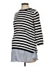 Seraphine Stripes Silver Pullover Sweater Size XS Maternity - photo 1