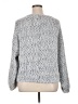 Jennifer Lopez Metallic Silver Pullover Sweater Size XL - photo 2