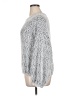 Jennifer Lopez Metallic Silver Pullover Sweater Size XL - photo 5