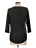 Green Envelope Black 3/4 Sleeve Top Size L - photo 2