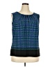 Calvin Klein Blue Sleeveless Blouse Size 2X - photo 1