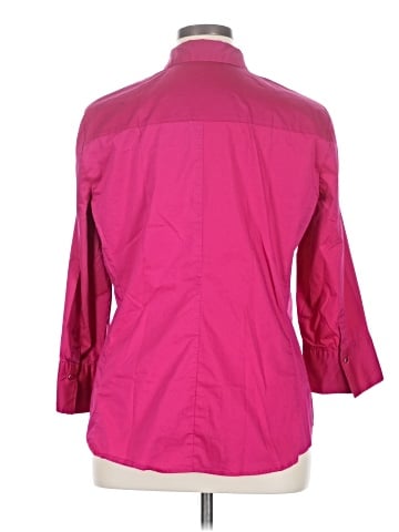 7th Avenue Design Studio New York & Company 3/4 Sleeve Button-Down Shirt (view 2)