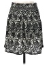 Hinge 100% Polyester Paisley Black Casual Skirt Size 2 - photo 2