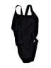 Speedo Solid Black One Piece Swimsuit Size 8 - photo 1