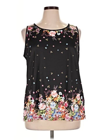 Emery Rose Sleeveless T-Shirt (view 1)