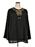 Avon 100% Polyester Black 3/4 Sleeve Blouse Size 2X - photo 1