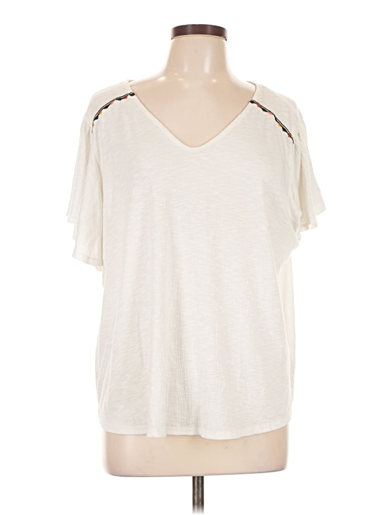 Pre-owned Como Vintage Short Sleeve T-shirt In Ivory