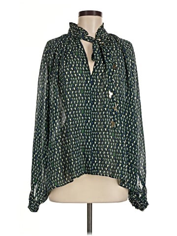 Louis Vuitton Long Sleeve Silk Top (view 1)