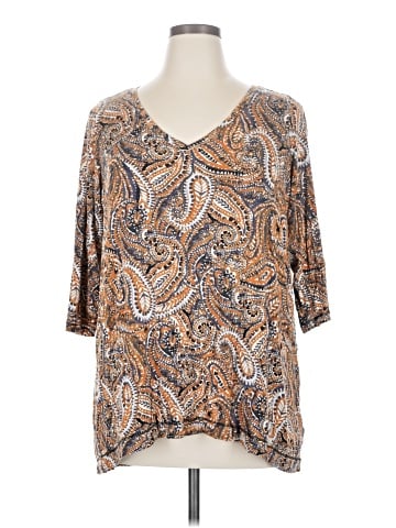 Sigrid Olsen 3/4 Sleeve T-Shirt (view 1)