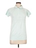 Athleta 100% Nylon Teal Short Sleeve Top Size L - photo 1