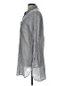 Casual Studio 100% Cotton Stripes Silver Long Sleeve Button-Down Shirt Size L (estimated) - photo 5