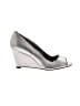 Bandolino Metallic Silver Wedges Size 5 1/2 - photo 1