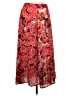 MNG 100% Polyester Paisley Red Casual Skirt Size 6 - photo 1