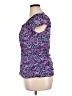 Elle 100% Polyester Purple Short Sleeve Top Size XL - photo 5