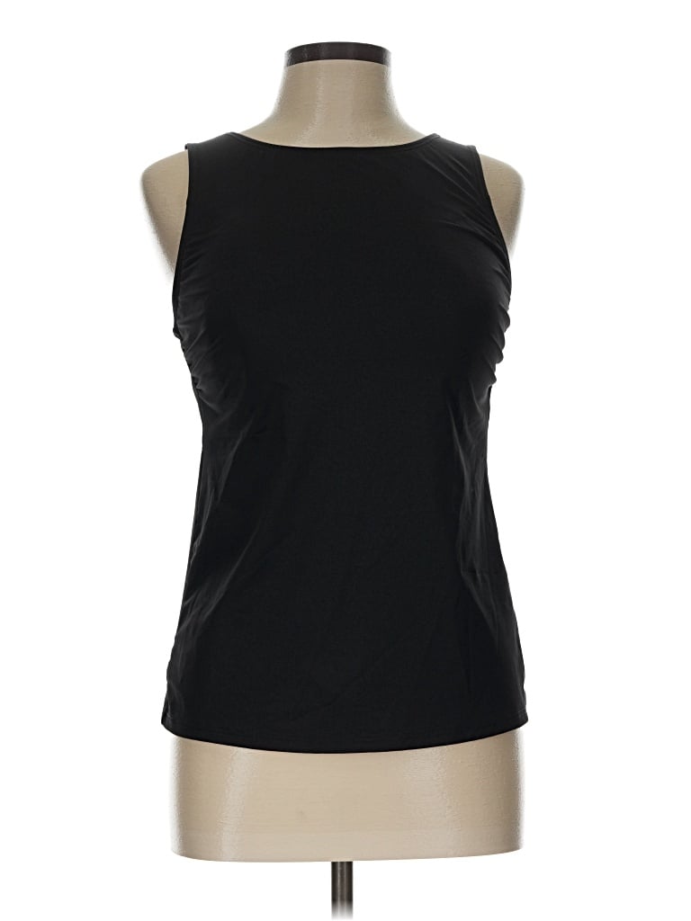 Pre-owned Lands' End Sleeveless T-shirt In Black
