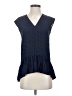 Tibi 100% Silk Blue Sleeveless Silk Top Size 2 - photo 1
