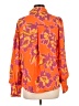 BTFBM 100% Polyester Orange Long Sleeve Blouse Size L - photo 2