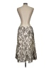 Carlisle 100% Linen Chevron-herringbone Leopard Print Paisley Snake Print Zebra Print Color Block Damask Aztec Or Tribal Print Animal Print Tan Silver Cocktail Dress Size 10 - photo 2