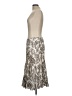 Carlisle 100% Linen Chevron-herringbone Leopard Print Paisley Snake Print Zebra Print Color Block Damask Aztec Or Tribal Print Animal Print Tan Silver Cocktail Dress Size 10 - photo 5