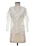 Sandro 100% Polyester Ivory 3/4 Sleeve Blouse Size Sm (1) - photo 1