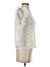 Sandro 100% Polyester Ivory 3/4 Sleeve Blouse Size Sm (1) - photo 4