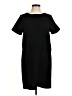 The Impeccable Pig 100% Polyester Solid Black Casual Dress Size M - photo 1
