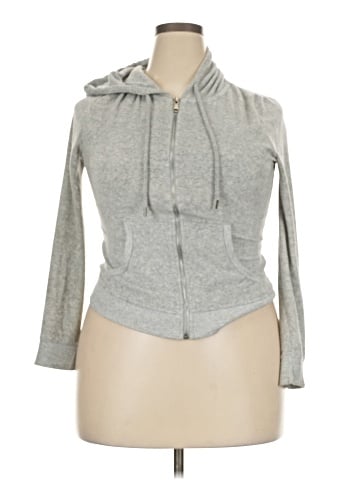 Trafaluc by Zara Zip Up Hoodie (view 1)